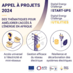L’Agence Française de Développement lance un avis d’appel à projets pour le Digital Energy Challenge 2024