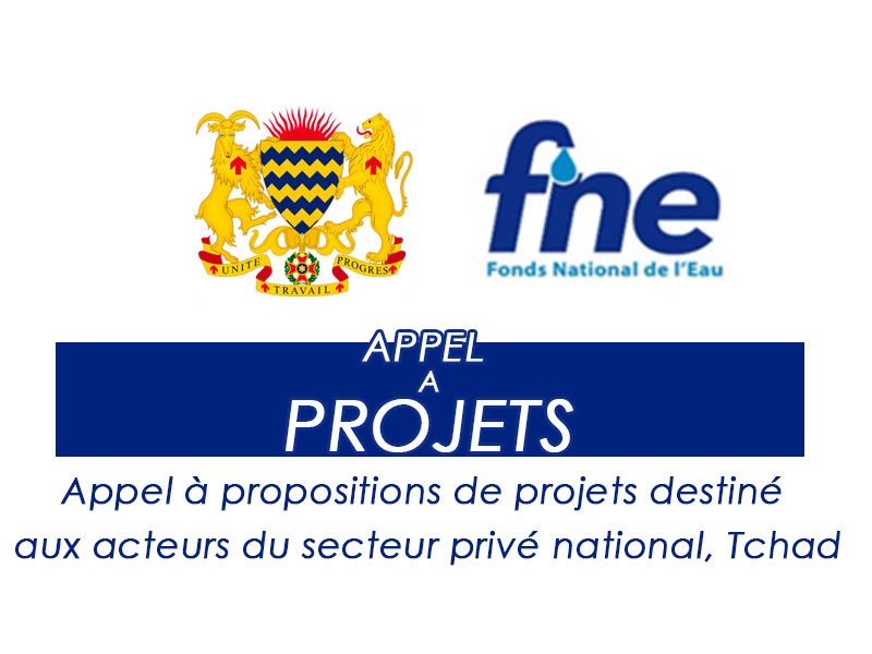 Le ministère de l’Environnement, de la Pêche et du Développement Durable du Tchad, à travers l’Autorité Nationale Désignée (AND) en collaboration avec le Fonds National de l’Eau (FNE), lance un appel à propositions de projets destiné aux acteurs du secteur privé national, Tchad