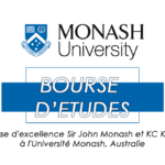 Avis de Bourse d’excellence Sir John Monash et KC Kuok à l’Université Monash, Australie