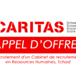 Caritas Suisse lance un avis d’appel à manifestation d’intérêt pour le recrutement d’un Cabinet de recrutement en Ressources Humaines, Tchad