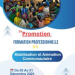 Avis de formation en mobilisation et animation communautaire dans les projets et programmes