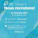 Catholic Relief Services (CRS) recrute un stagiaire Suivi-Évaluation, Redevabilité et Apprentissage (MEAL), Ambovombe, Madagascar