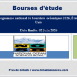 Appel à candidatures pour le programme national de boursiers océaniques 2026, États-Unis