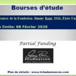 Appel à candidatures pour la bourse de la Fondation Jimmy Rane, États-Unis