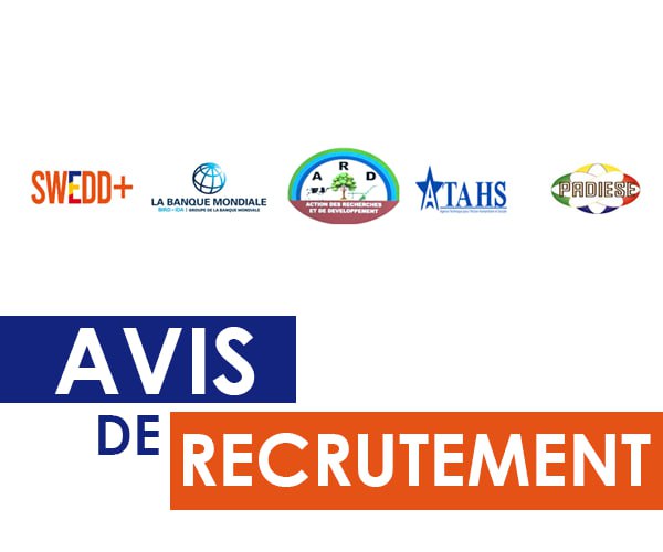 Le projet SWEDD+ recrute un Responsable Nutrition, Moussoro, Tchad