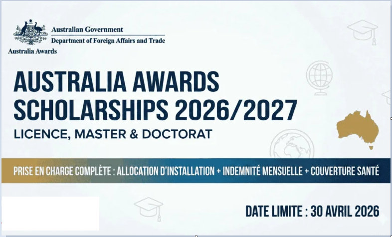 Appel à candidatures pour les bourses Australia Awards pour étudiants internationaux 2026/2027