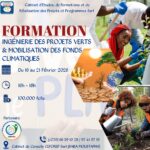 Le Cabinet CEFOREP SARL, en partenariat avec le CIFOPMAPE, organise une formation en Ingénierie des projets verts et Stratégies de mobilisation de fonds climatiques, N&rsquo;Djamena, Tchad