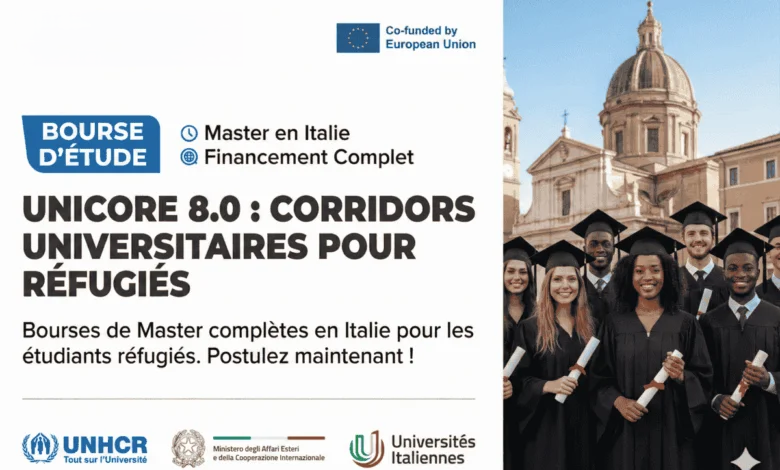 Appel à Candidatures pour les bourses d’études UNICORE 8.0 en Italie 2026/2027