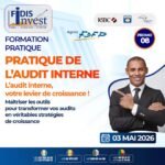 FIDIS Invest organise une certification en Pilotage et Pratique de l&rsquo;Audit Interne, 100% en ligne