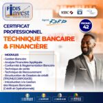 FIDIS Invest organise une formation certifiante en Technique bancaire et financière, 100% en ligne