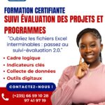 Le Cabinet de Conseils CEFOREP SARL organise une certification professionnelle en Suivi et évaluation des Projets et Programmes, N&rsquo;Djamena, Tchad
