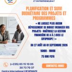 Le centre international CIFOMAPE organise une formation sur la planification et suivi budgétaire des projets et programmes