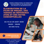 Le centre international CIFOMAPE organise une formation sur l&rsquo;élaboration de la fiche de projet, TDR et des Notes conceptuelles