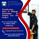 CEFOREP SARL organise une formation sur la Planification, Suivi et Pilotage Dynamique de Projets avec MS Project, N&rsquo;Djamena, Tchad