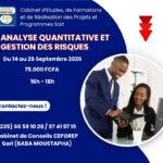 Le Cabinet CEFOREP SARL organise une formation sur l&rsquo;Analyse quantitative et gestion des risques dans les projets, N&rsquo;Djamena, Tchad
