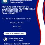 CEFOREP SARL organise une formation en Montage de Projet de Valorisation Patrimoniale et Recherche de Financement, N&rsquo;Djamena, Tchad