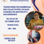 Le Centre International CIFOPMAPE organise une formation sur la Transformation Numérique des Collectivités Locales : Logiciels de Gestion et e-Gouvernance